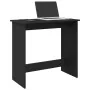 Escritorio de madera contrachapada negro 80x40x75 cm by , Desks - Ref: Foro24-860455, Price: 47,44 €, Discount: %