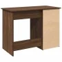 Escritorio de madera de ingeniería marrón roble 102x50x75 cm de , Escritorios - Ref: Foro24-860469, Precio: 110,82 €, Descuen...