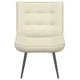 Sillón de relax terciopelo crema 64x74x84 cm by , Chairs - Ref: Foro24-4012325, Price: 91,91 €, Discount: %