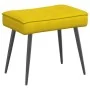 Sillón de relax con taburete terciopelo amarillo von , Stühle - Ref: Foro24-4012333, Preis: 90,23 €, Rabatt: %