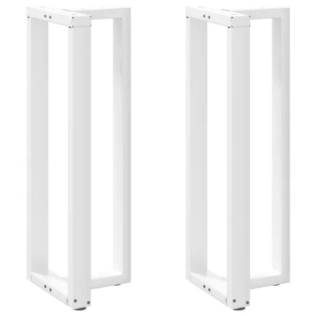 Patas de mesa bar forma T 2 uds acero blanco 50x35x(110-111) cm de , Patas para mesas - Ref: Foro24-4013101, Precio: 155,63 €...