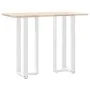 Patas de mesa bar forma T 2 uds acero blanco 50x35x(110-111) cm de , Patas para mesas - Ref: Foro24-4013101, Precio: 155,63 €...