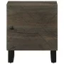 Mesita de noche de madera maciza de mango negra 40x33x46 cm de , Mesitas de noche - Ref: Foro24-4017680, Precio: 55,88 €, Des...