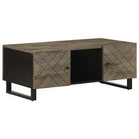 Mesa de centro madera maciza de mango negra 100x54x40 cm von , Couchtisch - Ref: Foro24-4017696, Preis: 153,48 €, Rabatt: %