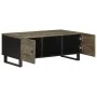 Mesa de centro madera maciza de mango negra 100x54x40 cm by , Coffee table - Ref: Foro24-4017696, Price: 153,48 €, Discount: %
