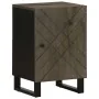 Mueble de baño de madera maciza de mango negro 38x33x58 cm de , Muebles de baño - Ref: Foro24-4017705, Precio: 73,71 €, Descu...