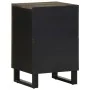 Mueble de baño de madera maciza de mango negro 38x33x58 cm de , Muebles de baño - Ref: Foro24-4017705, Precio: 73,71 €, Descu...
