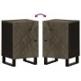 Mueble de baño de madera maciza de mango negro 38x33x58 cm de , Muebles de baño - Ref: Foro24-4017705, Precio: 73,71 €, Descu...