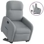 Sillón reclinable elevable de tela gris claro de , Sillones - Ref: Foro24-3302972, Precio: 242,56 €, Descuento: %