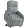 Sillón reclinable elevable de tela gris claro de , Sillones - Ref: Foro24-3302972, Precio: 242,56 €, Descuento: %
