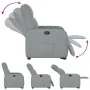 Sillón reclinable elevable de tela gris claro de , Sillones - Ref: Foro24-3302972, Precio: 242,56 €, Descuento: %