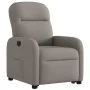 Sillón reclinable elevable tela gris taupe by , Armchairs - Ref: Foro24-3302979, Price: 266,82 €, Discount: %