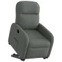 Sillón eléctrico reclinable elevable de tela gris oscuro by , Armchairs - Ref: Foro24-3302993, Price: 330,79 €, Discount: %