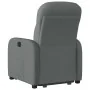 Sillón eléctrico reclinable elevable de tela gris oscuro by , Armchairs - Ref: Foro24-3302993, Price: 330,79 €, Discount: %