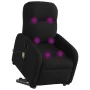 Sillón de masaje eléctrico reclinable elevable tela negro by , Armchairs - Ref: Foro24-3303004, Price: 318,97 €, Discount: %