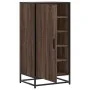 Zapatero madera contrachapada roble marrón 48x38x97,5 cm by , Shoe racks and shoe organizers - Ref: Foro24-849203, Price: 78,...