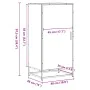 Zapatero madera contrachapada roble marrón 48x38x97,5 cm by , Shoe racks and shoe organizers - Ref: Foro24-849203, Price: 78,...