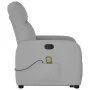 Sillón de masaje reclinable de pie de tela gris nube by , Armchairs - Ref: Foro24-3302991, Price: 286,84 €, Discount: %