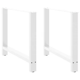 Patas de mesa de centro acero blanco 2 uds 100x(72-73) cm von , Tischbeine - Ref: Foro24-4013321, Preis: 110,65 €, Rabatt: %