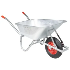 Carretilla 90 L 150 kg acero galvanizado y plástico by , Wheelbarrows - Ref: Foro24-4013467, Price: 132,82 €, Discount: %