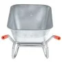Carretilla 90 L 150 kg acero galvanizado y plástico de , Carretillas - Ref: Foro24-4013467, Precio: 132,13 €, Descuento: %