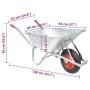 Carretilla 90 L 150 kg acero galvanizado y plástico de , Carretillas - Ref: Foro24-4013467, Precio: 132,13 €, Descuento: %