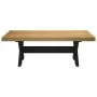 Mesa de centro NOAIN patas en X madera maciza pino 120x60x40 cm by , Coffee table - Ref: Foro24-4100034, Price: 103,89 €, Dis...