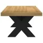 Mesa de centro NOAIN patas en X madera maciza pino 120x60x40 cm by , Coffee table - Ref: Foro24-4100034, Price: 103,89 €, Dis...