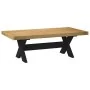 Mesa de centro NOAIN patas en X madera maciza pino 120x60x40 cm by , Coffee table - Ref: Foro24-4100034, Price: 103,89 €, Dis...