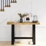 Mesa consola NOAIN patas en A madera maciza pino 120x30x75 cm by , console tables - Ref: Foro24-4100036, Price: 90,67 €, Disc...