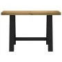 Mesa consola NOAIN patas en A madera maciza pino 120x30x75 cm by , console tables - Ref: Foro24-4100036, Price: 90,67 €, Disc...