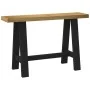 Mesa consola NOAIN patas en A madera maciza pino 120x30x75 cm by , console tables - Ref: Foro24-4100036, Price: 90,67 €, Disc...