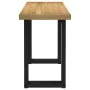 Escritorio NOAIN patas en U madera maciza pino 120x50x75 cm by , Desks - Ref: Foro24-4100041, Price: 114,12 €, Discount: %
