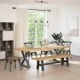 Banco comedor NOAIN patas forma A madera maciza pino von , Ess- und Küchenbänke - Ref: Foro24-4100048, Preis: 163,64 €, Rabat...