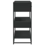 Mesa consola de madera contrachapada negro 90x35x80 cm von , Seitentische - Ref: Foro24-849179, Preis: 85,86 €, Rabatt: %