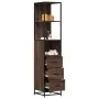 Armario de baño madera contrachapada roble marrón 35x37,5x166cm by , Bathroom furniture - Ref: Foro24-849248, Price: 107,93 €...
