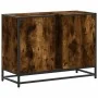 Armario lavabo baño madera ingeniería roble ahumado 80x33x60 cm by , Bathroom furniture - Ref: Foro24-849281, Price: 118,33 €...