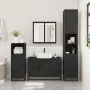 Armario de lavabo de baño madera ingeniería negro 90x33x60 cm by , Bathroom furniture - Ref: Foro24-849269, Price: 91,74 €, D...
