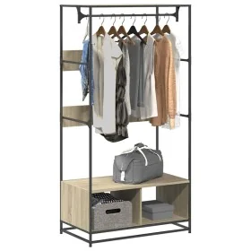 Armario de madera de ingeniería roble Sonoma 90x50x180 cm by , Dresser Organizers and Bar Hangers - Ref: Foro24-849295, Price...