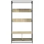 Armario de madera de ingeniería roble Sonoma 90x50x180 cm by , Dresser Organizers and Bar Hangers - Ref: Foro24-849295, Price...