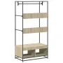 Armario de madera de ingeniería roble Sonoma 90x50x180 cm by , Dresser Organizers and Bar Hangers - Ref: Foro24-849295, Price...
