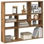 Estantería pared madera contrachapada madera antigua 90x16x78cm by , Shelves and shelves - Ref: Foro24-856069, Price: 46,50 €...