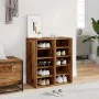 Muebles zapateros 2 uds madera ingeniería envejecida 32x35x70cm de , Zapateros y organizadores de calzado - Ref: Foro24-85671...
