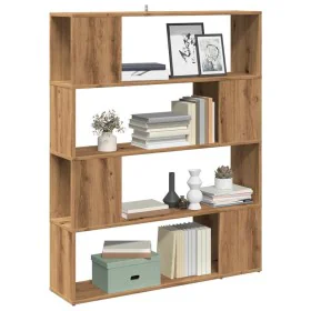 Estantería/divisor de espacios roble artisan 100x24x124,5 cm by , Bookcases and shelves - Ref: Foro24-856745, Price: 72,60 €,...