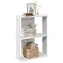 Librería 3 niveles madera ingeniería blanco 60x30x80 cm by , Bookcases and shelves - Ref: Foro24-860256, Price: 37,96 €, Disc...