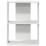 Librería 3 niveles madera ingeniería blanco 60x30x80 cm by , Bookcases and shelves - Ref: Foro24-860256, Price: 37,96 €, Disc...