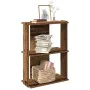 Librería 3 niveles madera ingeniería madera vieja 60x30x80 cm by , Bookcases and shelves - Ref: Foro24-860263, Price: 41,45 €...