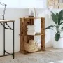 Librería 3 niveles madera ingeniería madera vieja 60x30x80 cm by , Bookcases and shelves - Ref: Foro24-860263, Price: 41,45 €...