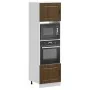 Armarios para horno 2 uds Lucca roble marrón madera ingeniería de , Armarios de cocina - Ref: Foro24-3315038, Precio: 187,96 ...