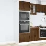 Armarios para horno 2 uds Lucca roble marrón madera ingeniería de , Armarios de cocina - Ref: Foro24-3315038, Precio: 187,96 ...